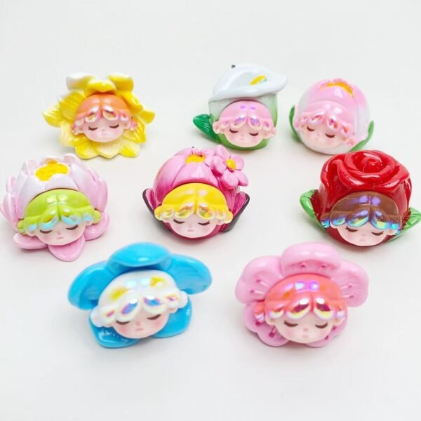 DIY Wendy Flower Charms - 8 PCS