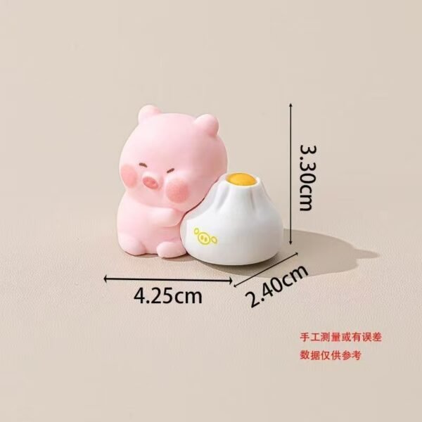 DIY Food Pig Charms - 8 PCS