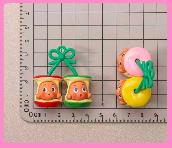 DIY Apple Brother Charms - 6 PCS