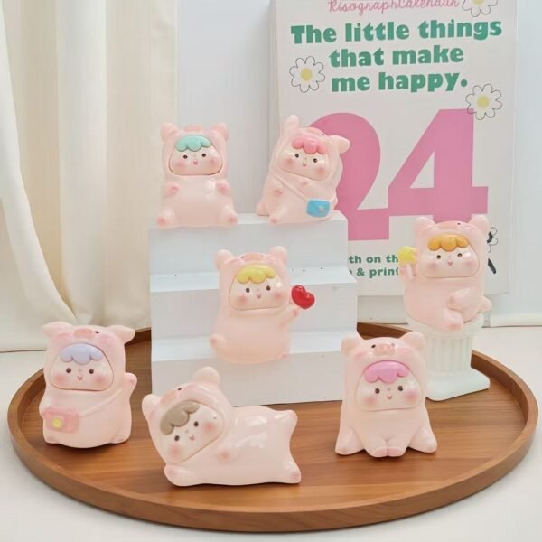 DIY Cute Pig Charm-7 PCS